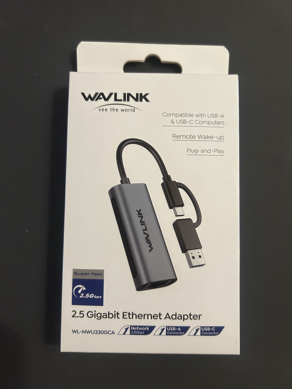 Adaptateur Reseau RJ45 F - USB-A/C M