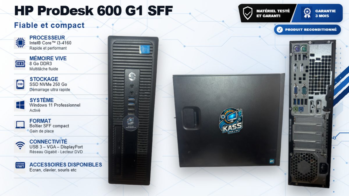 HP ProDesk 600 G1 SFF – Core i3