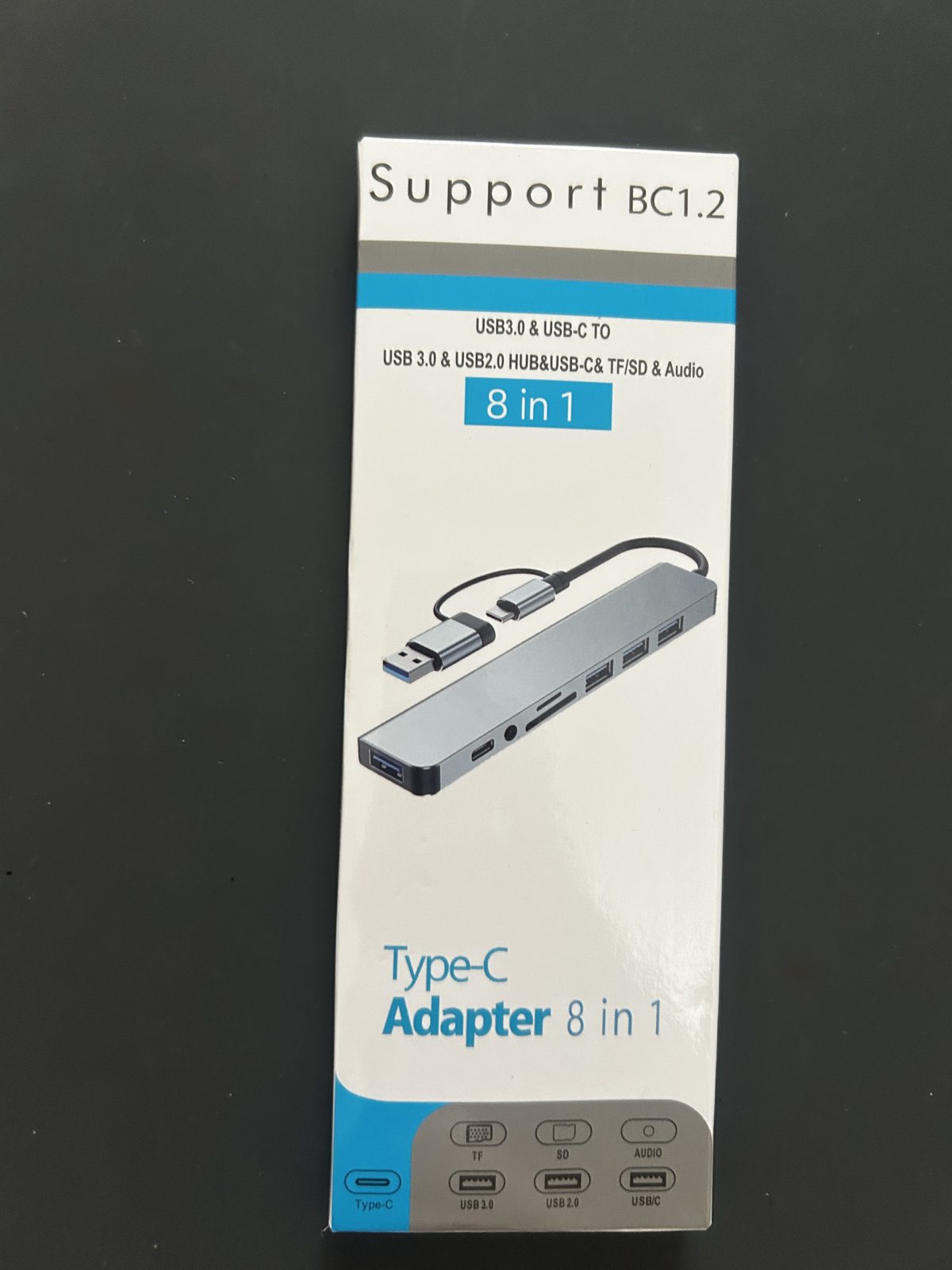 Hub 8-1 -USB-C/A M -