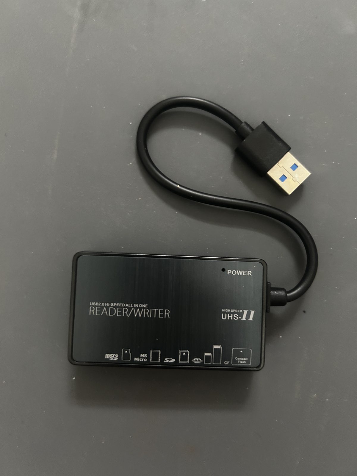 Lecteur de cartes USB-A M - Noir