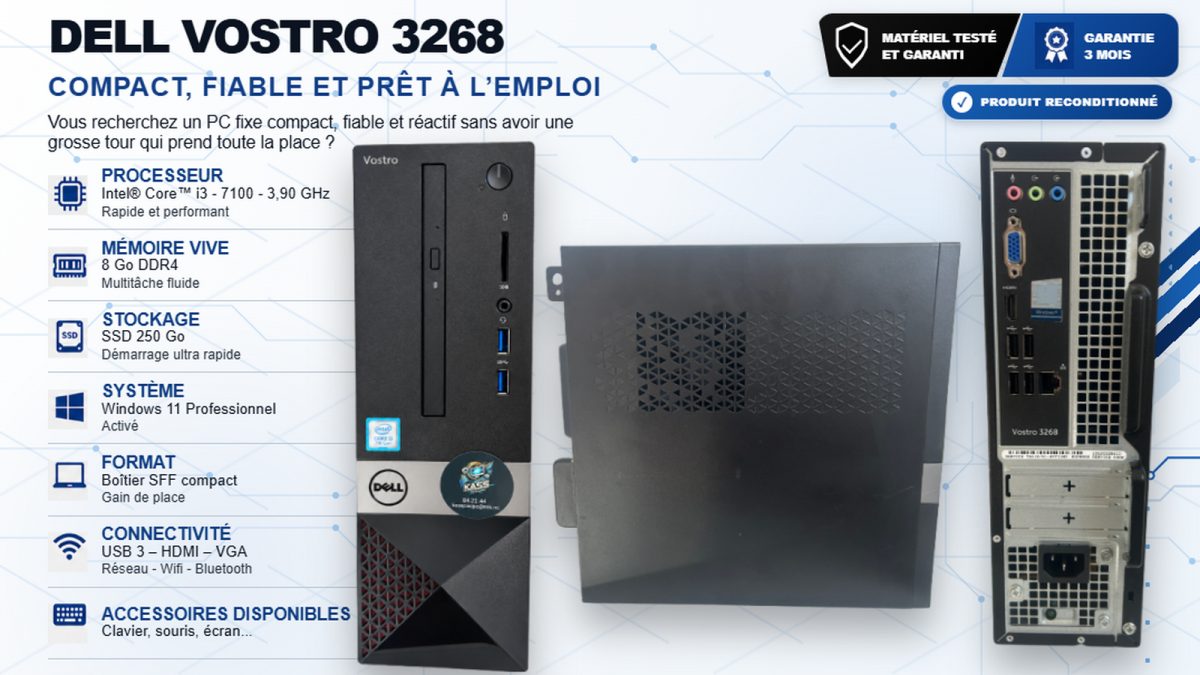 Ordinateur Fixe - DELL VOSTRO 3268 –