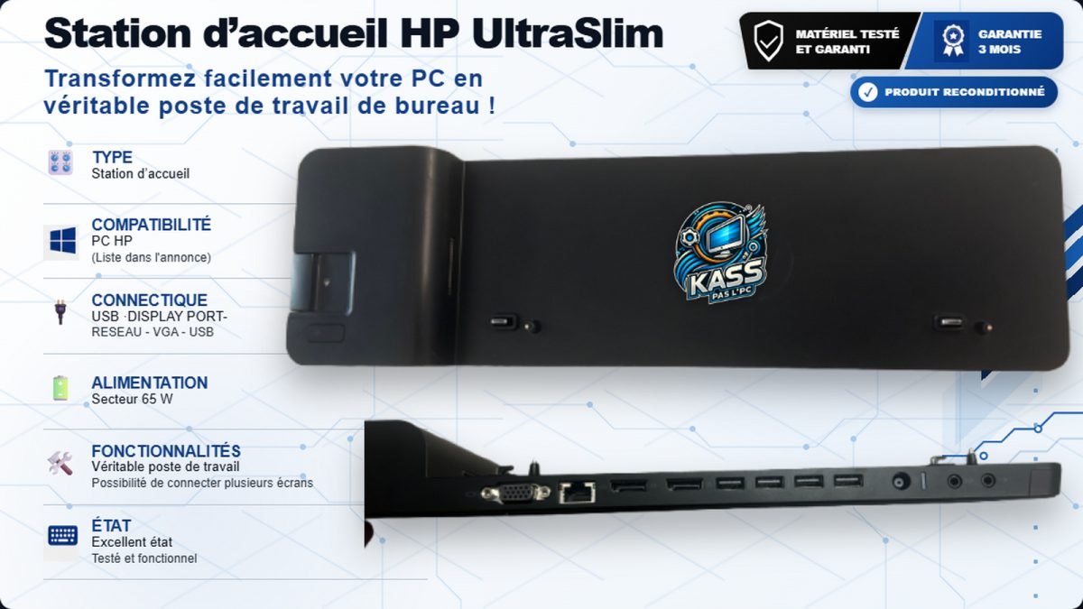 Station d’accueil HP UltraSlim