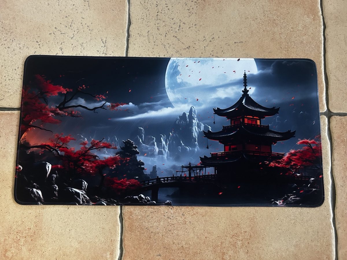 Tapis de souris – Design Temple Japonais Nocturne